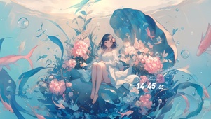 水下贝壳少女