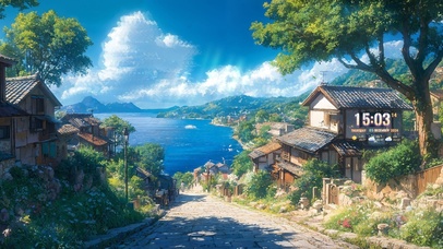 治愈海边小镇