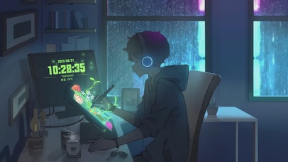 治愈一个人的下雨天