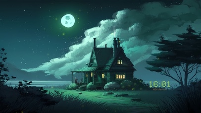 治愈深夜云朵小屋