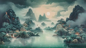 国潮插画