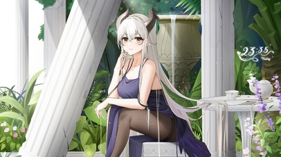 4K黑丝礼服少女