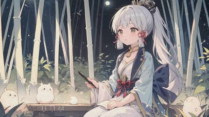 神里绫华 松间竹林