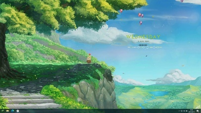 治愈唯美绿色树木小清新