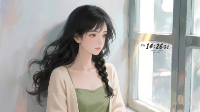 清冷氛围感女孩