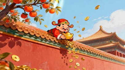 财神爷翻墙来啦～