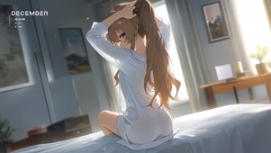 起床少女