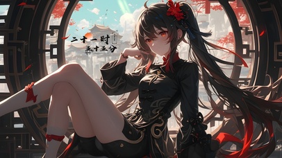 窗前枫叶落，笑语盈盈暖日斜