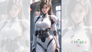 4K性感Ai机械美女