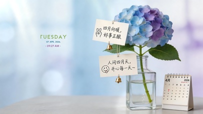 四月向暖，好事正酿。