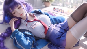 熟睡的少女