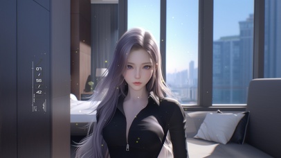 举手投足间散发着自信的魅力