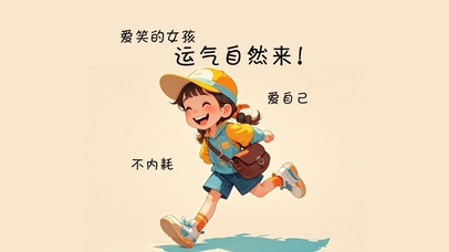 爱笑的女孩运气好