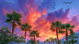 浪漫夕阳