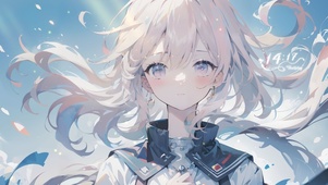清纯天空少女
