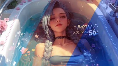 夏日金克丝（随时间变化）