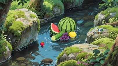 治愈溪流水果