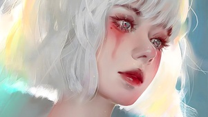 唯美短发少女