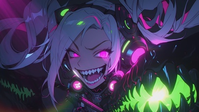 赛博炫酷の金克斯