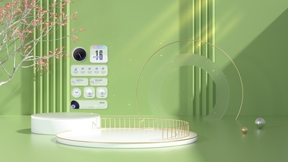 4k 治愈护眼几何桌面