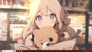 少女和熊