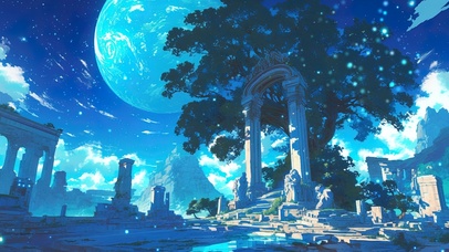 梦幻月下宫殿遗迹