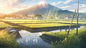 宫崎骏风格夏日