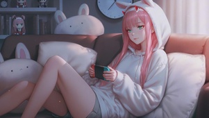 可爱电竞女孩零二