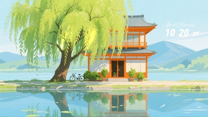 湖边小屋