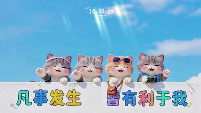 可爱小猫在线送祝福