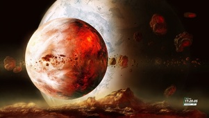 宇宙中的红色星球
