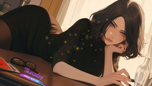 趴在桌子上的美女之我们走