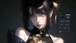唯美旗袍少女