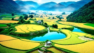 油菜花田