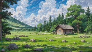 静谧的小木屋
