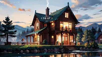 4k静谧温馨小屋