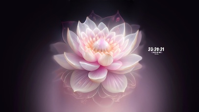 4k梦幻 治愈荷花