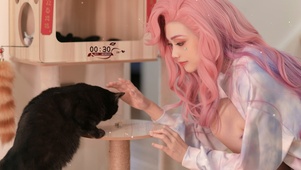 小黑猫与她的铲屎官