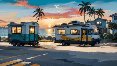 海边的房车