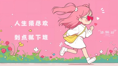 打工人到点下班