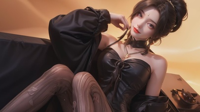 4K美女，火灵儿