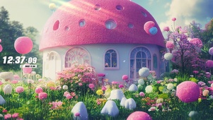 粉红色小屋