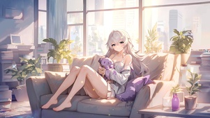居家少女