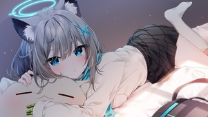 4k高清蓝眼动漫美少女