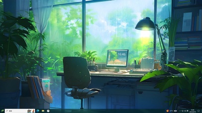 护眼主题  有氧书房