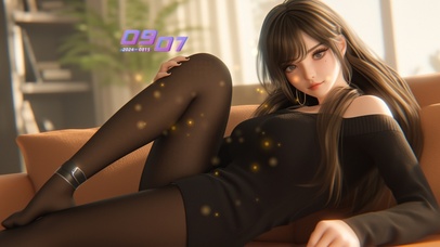 气质像是一幅古典的山水画