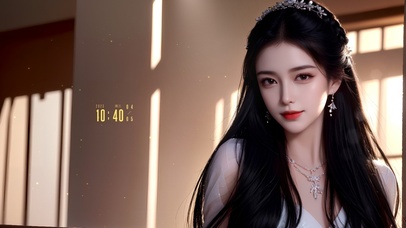 纯欲系长发美少女