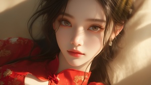 4K夏日休闲慵懒美女 午后