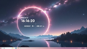 粉色光环