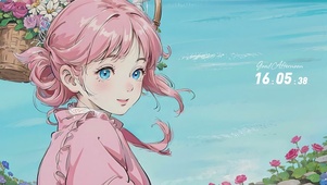 花篮姑娘